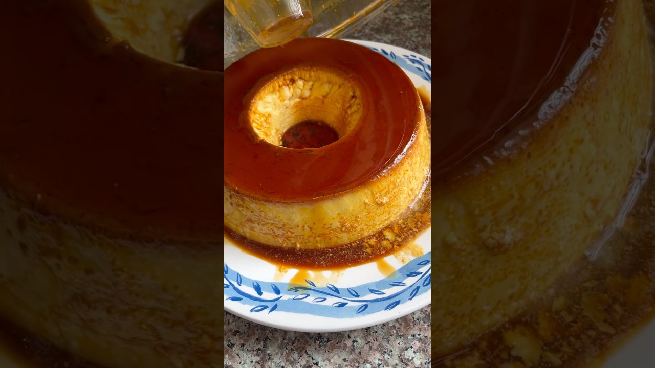 Delicious flan #yummy #subscribe #cooking #food #youtubeshort #recipe #flan