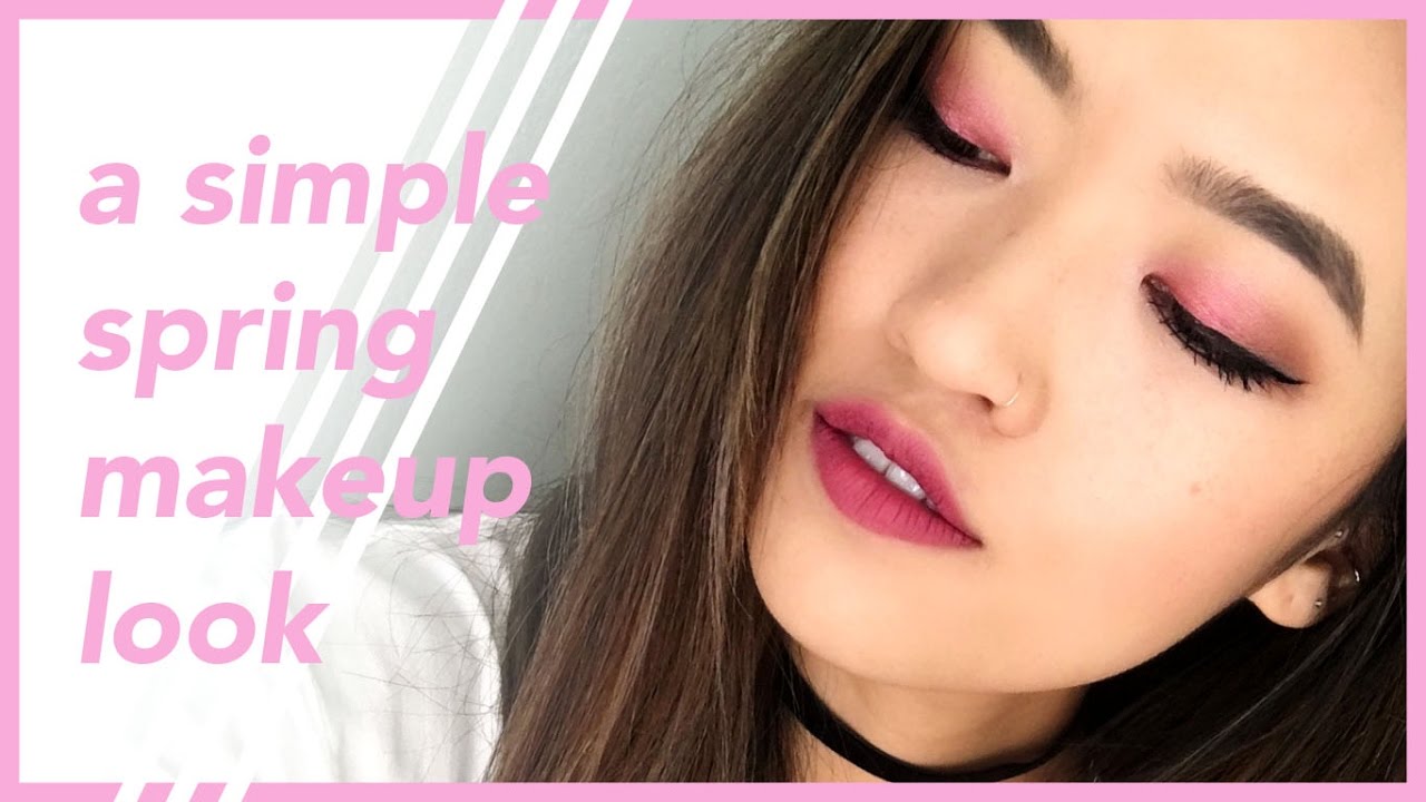 SIMPLE SPRING MAKEUP (1 EYESHADOW PALETTE)
