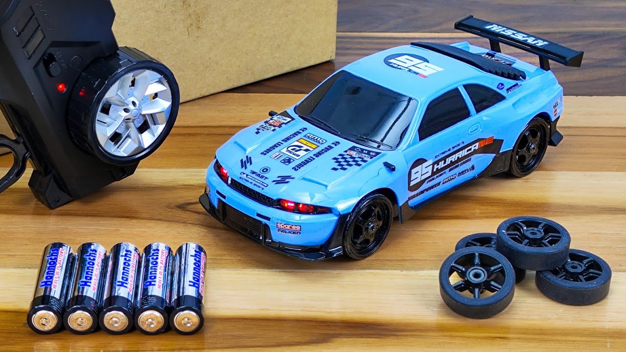Unboxing High Speed RC Drift Car 4WD Twin Turbo City Speed Racing Drift - Semi Proportional Speed