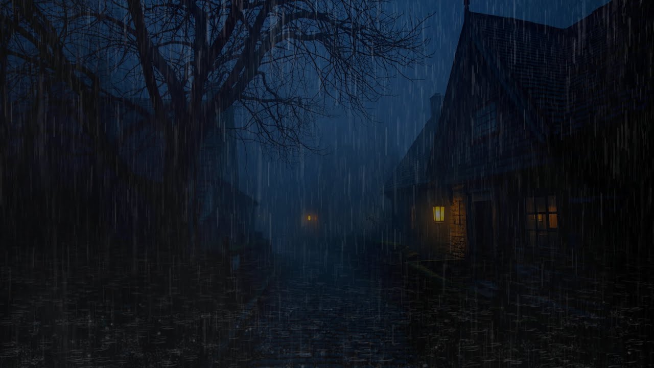 Ultimate Cozy Rainy Night in a Silent Old Village | Deep Sleep, Stress Relief & Relaxing Ambience