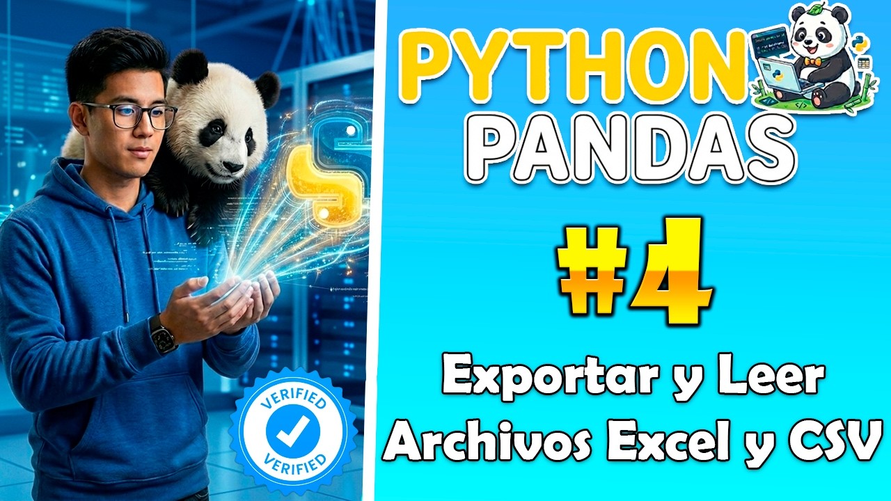 Python Pandas Tutorial 4 | Exportar y Leer Archivos Excel y CSV