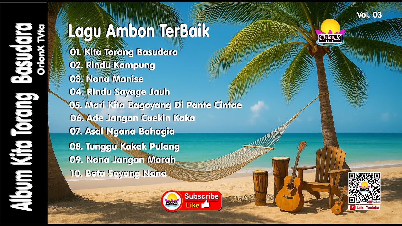 Album Kita Torang Basudara, Lagu Ambon Terbaru Paling Enak di Dengar Teman Bersantai