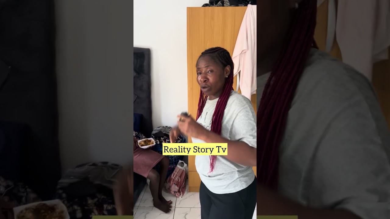 Strange little girl eating food given to her by her spirit mother 