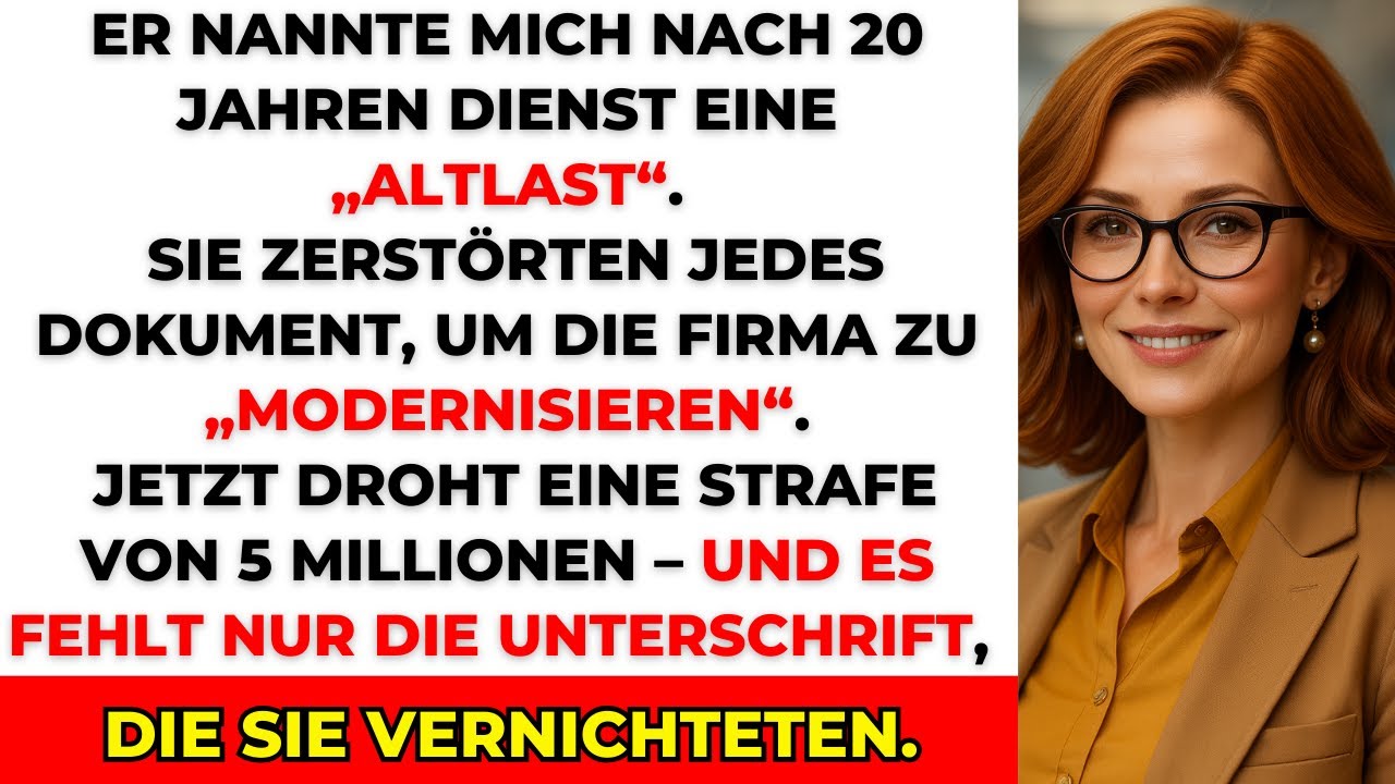 Als „Altlast“ gefeuert – und mein Abschied kostete sie 5 Millionen Euro