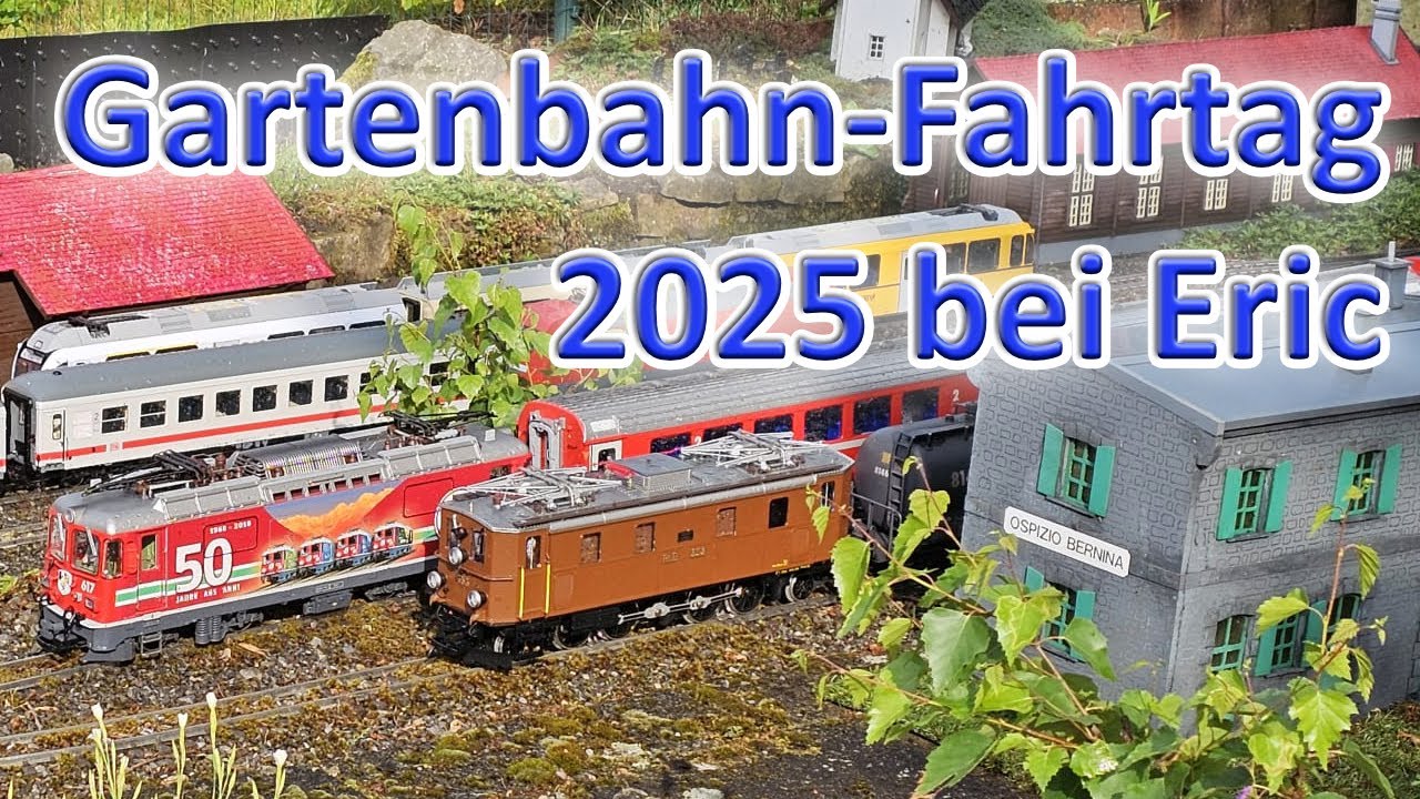 LGB Gartenbahn-Fahrtag bei Eric 2025