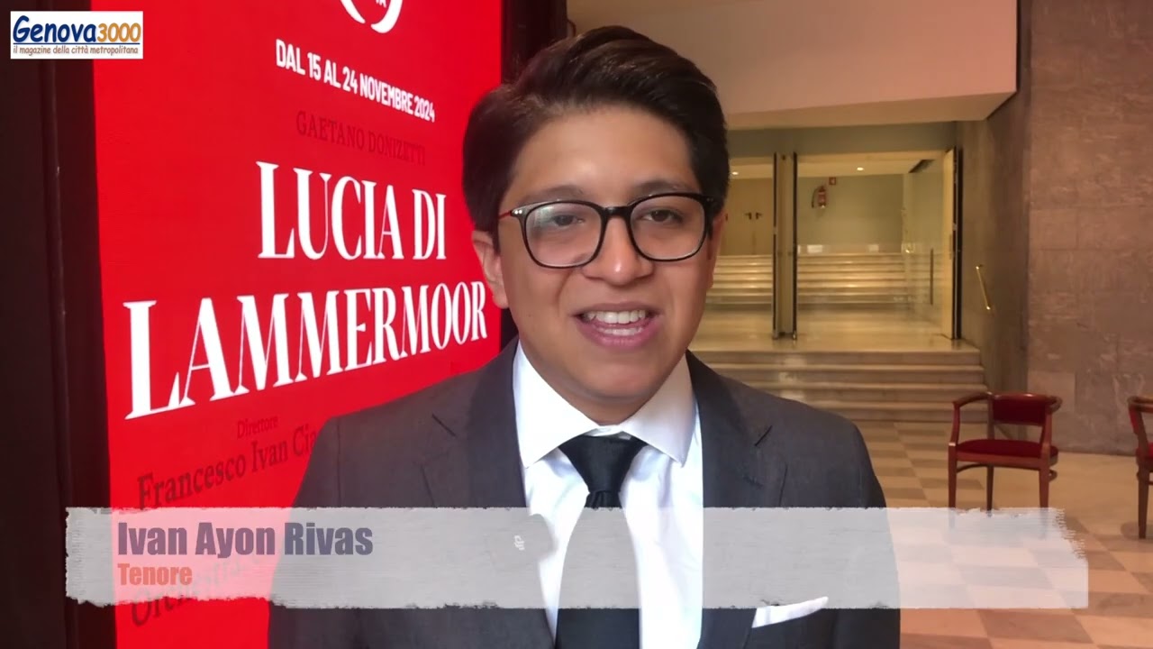 Lucia di Lammermoor dal 15 novembre al Teatro Carlo Felice, intervista al tenore IVAN AYON RIVAS