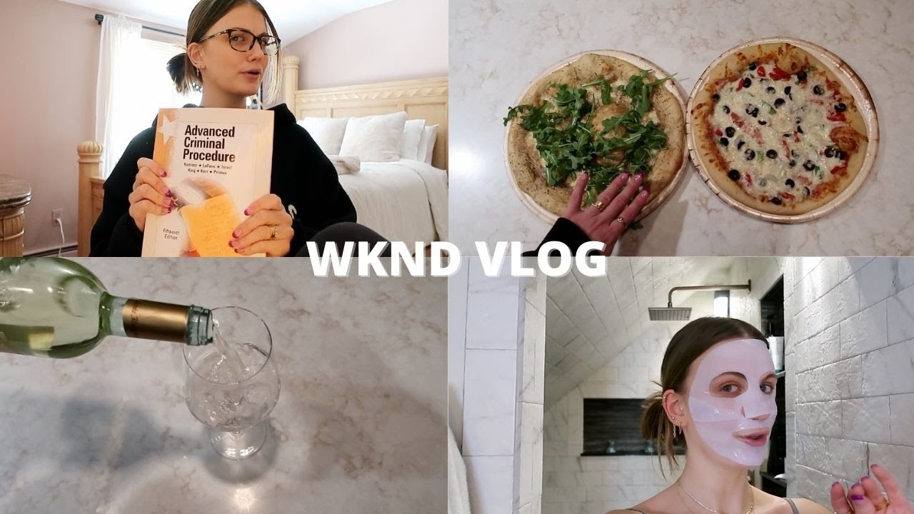 LAW SCHOOL WKND VLOG: getting back on track, how I stay organized and find structure, etc!