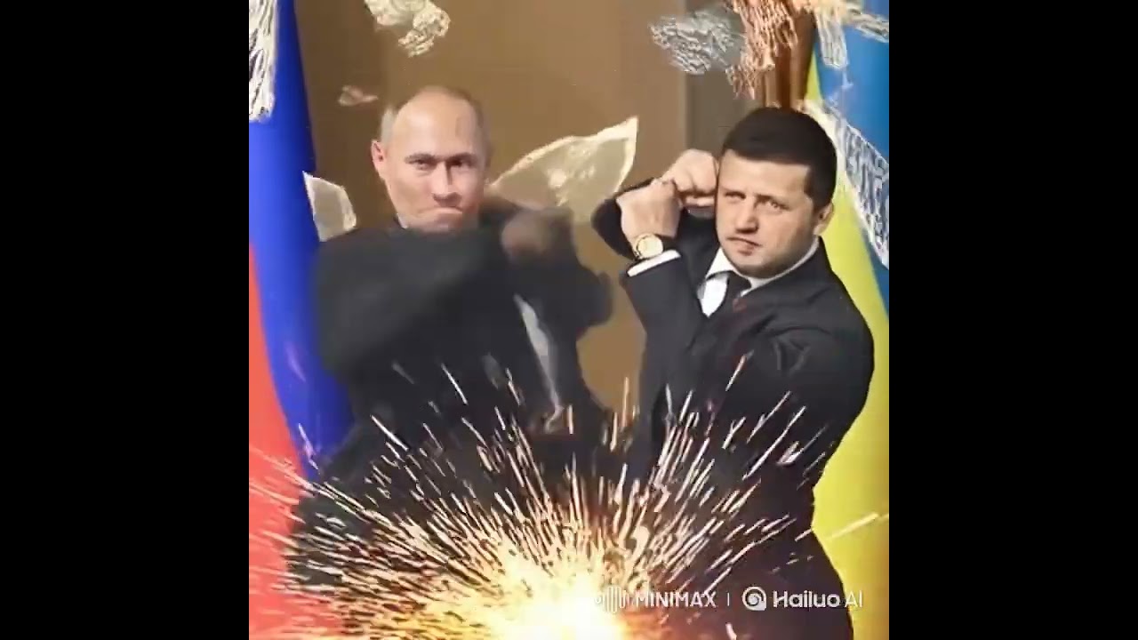 Zelenskyy vs Putin 🔥 AI Action Battle | Bollywood Style #shorts #ai #vfx