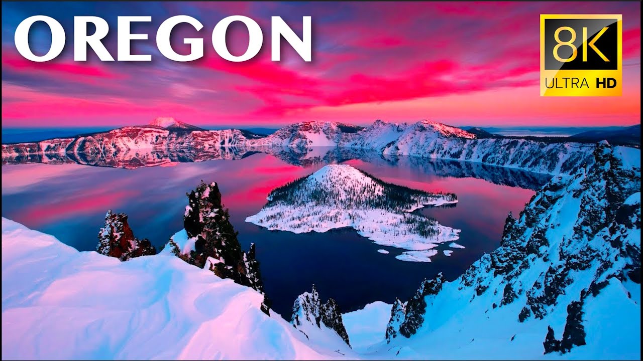 OREGON IN 8K VIDEO BY DRONE | 8K Oregon United States