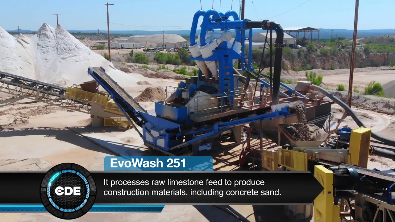 CDE EvoWash Dual-Pass Sand Processing Plant at Oldcastle Materials, Texas