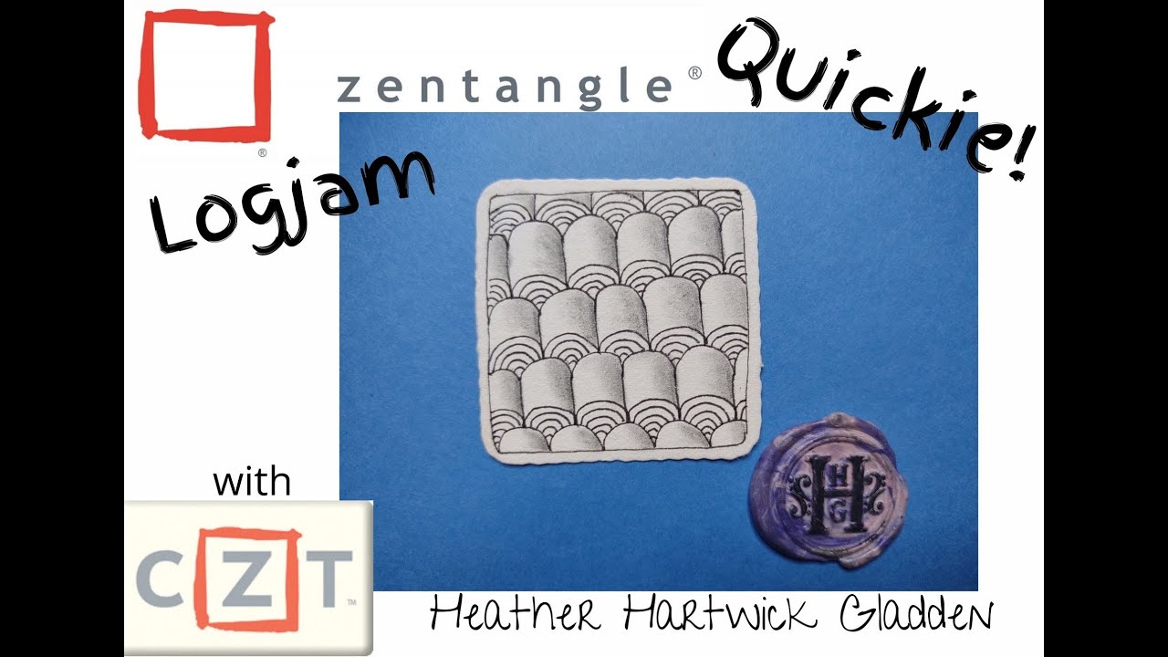 Zentangle® Quickie: Logjam