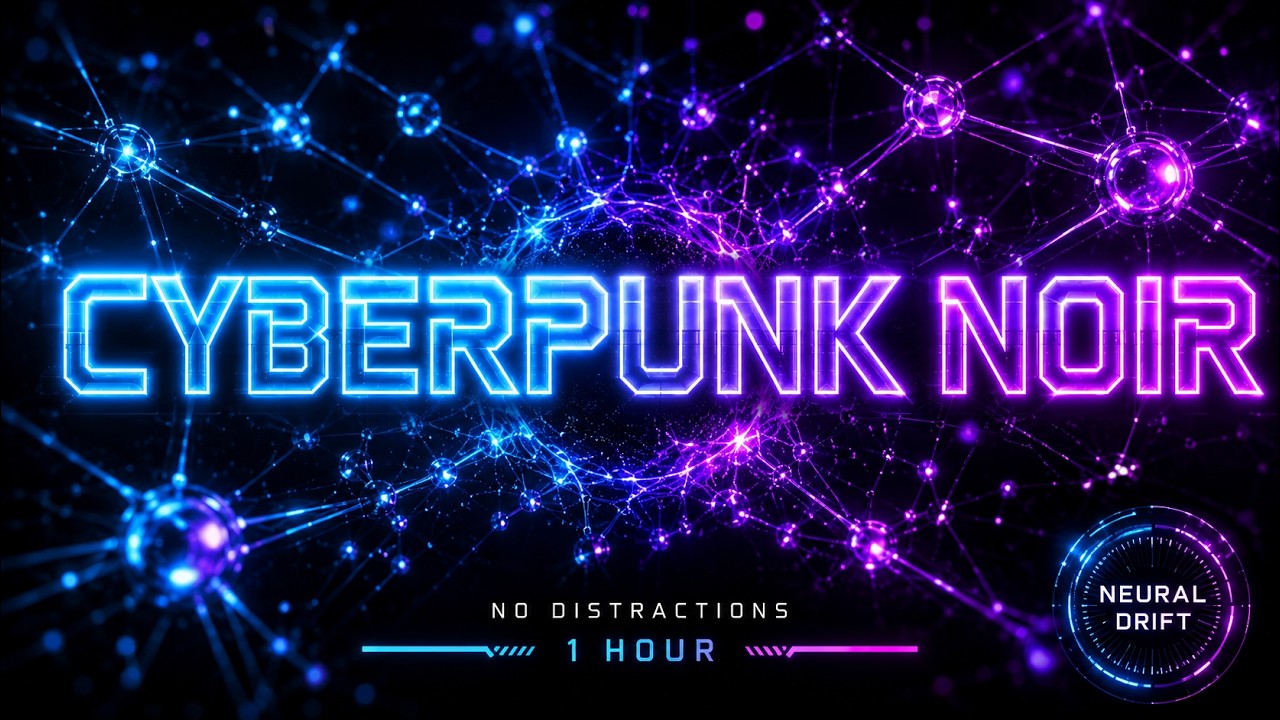 Work Music: Cyberpunk Noir | Neural Drift | 1 Hour 2026 🌌