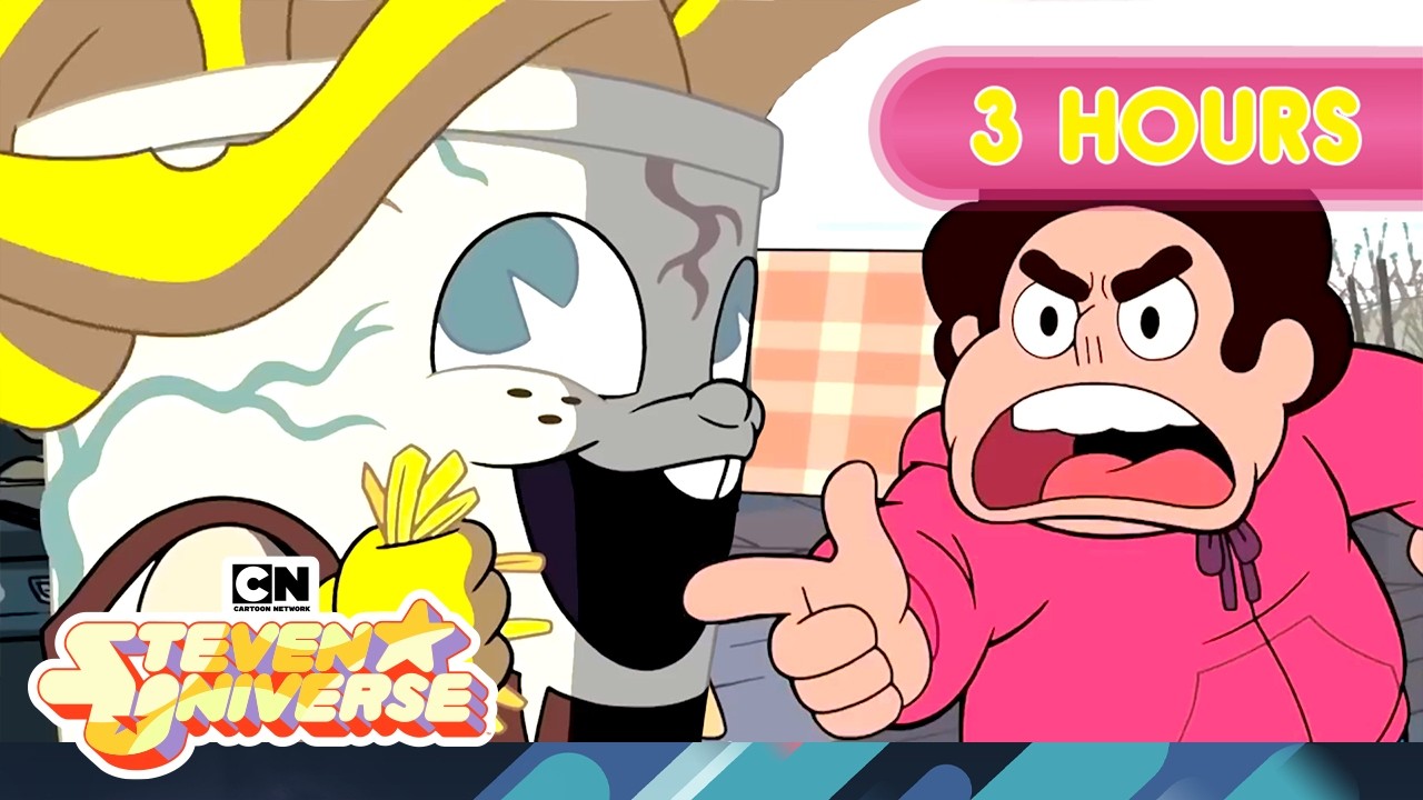Beach City Food Tour 🍩🍕| Tastiest Moments | Big Donut to Fish Stew Pizza | Steven Universe Future