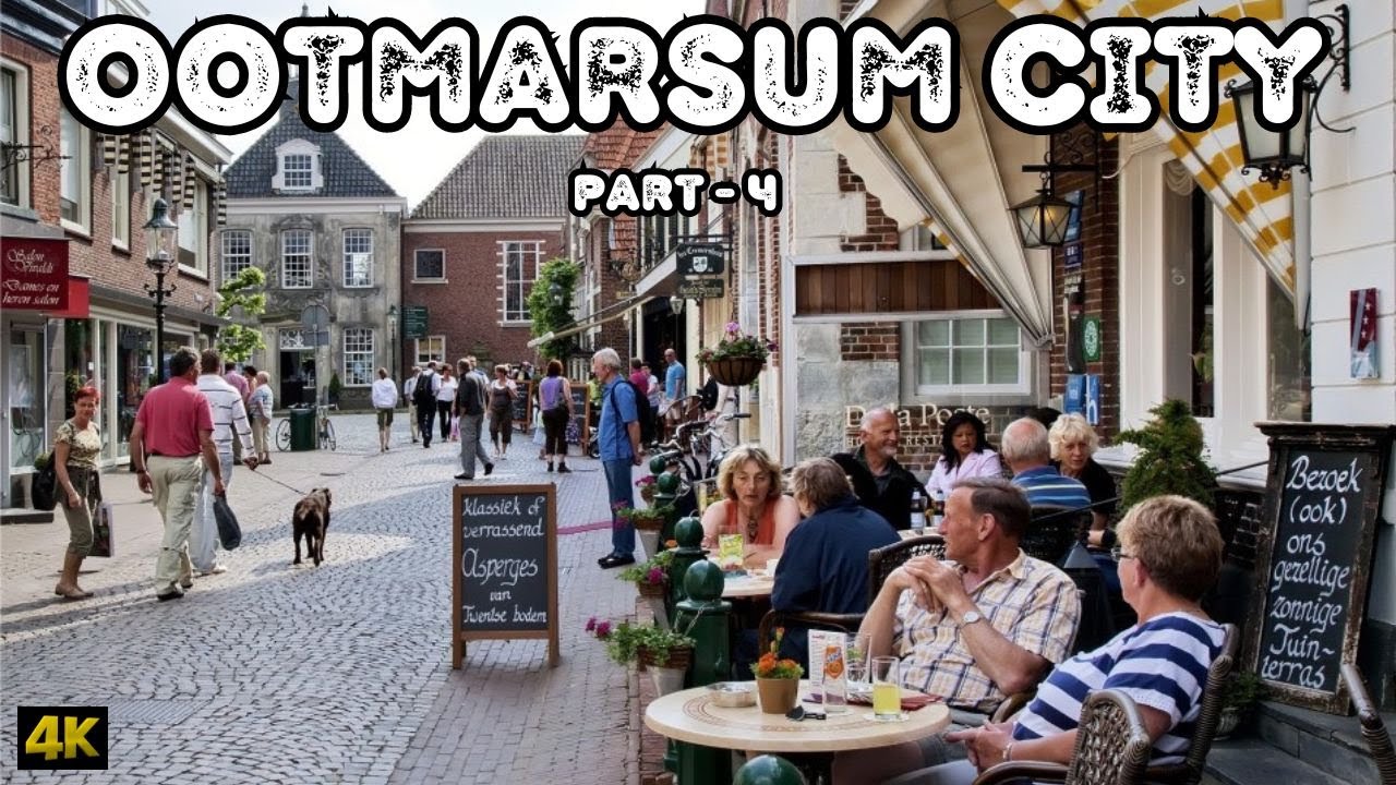 Walking through the center of Ootmarsum The Netherlands part 4 🌤️Ootmarsum town | Twente