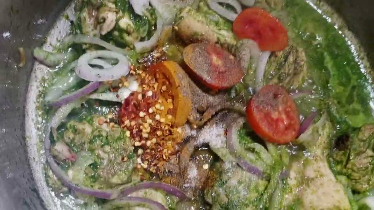 Greeny creamy chicken delicious recipe