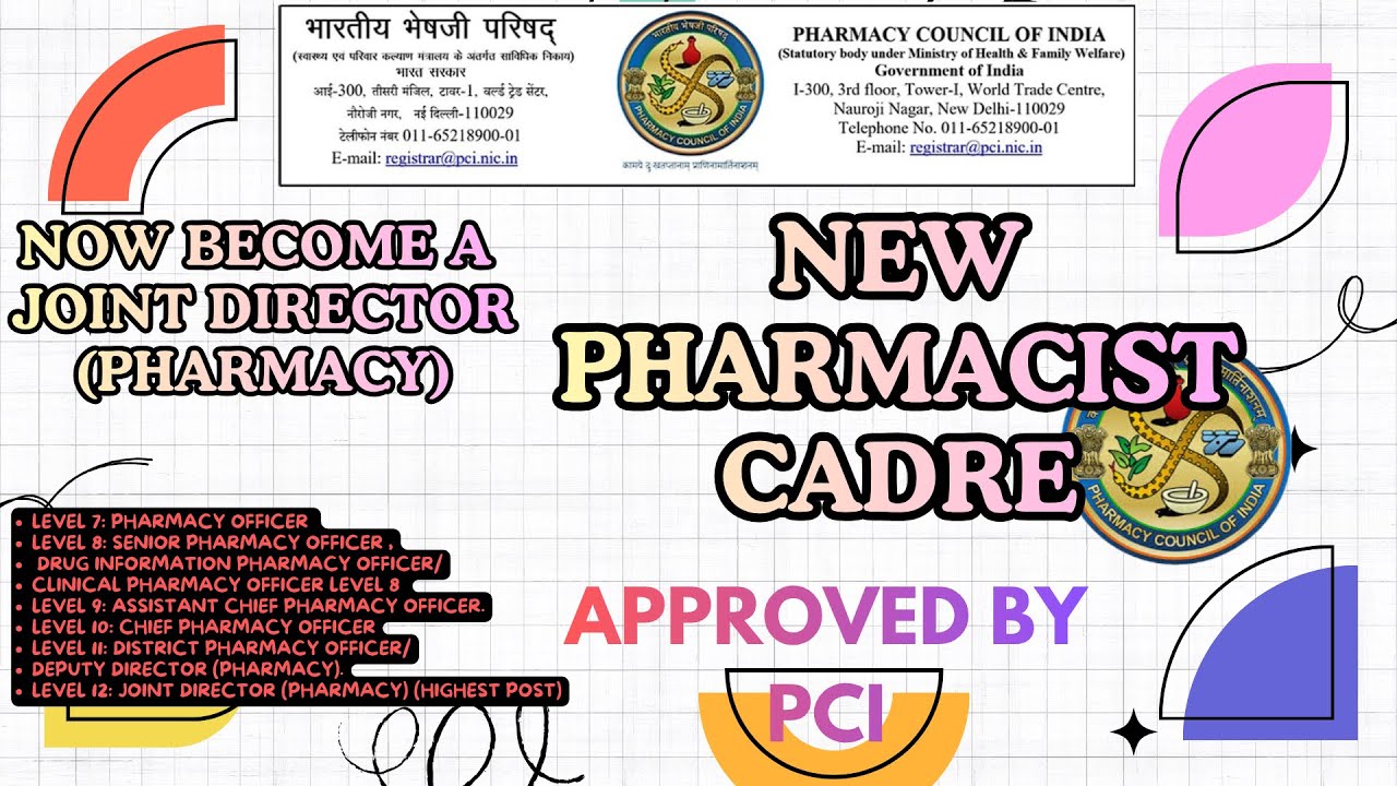 PHARMACIST CAN BECOME DIRECTOR! 😲 | PCI New Recruitment & Promotion Regulations 2025 | Full Details