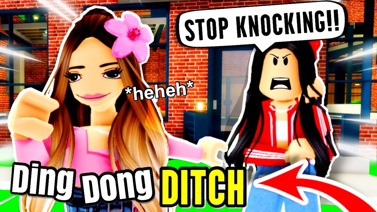 DING DONG DITCHING in Brookhaven!🤣(Trolling)