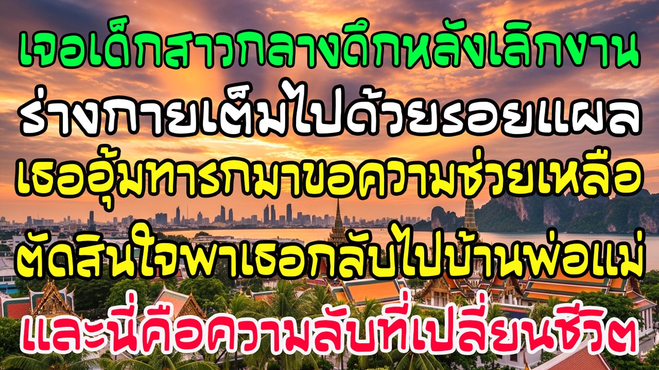 หลังเลิกกะดึก ผมพาเด็กสาวบาดเจ็บอุ้มทารกไปบ้านพ่อแม่ เหตุการณ์นั้นเปลี่ยนชีวิตเรา