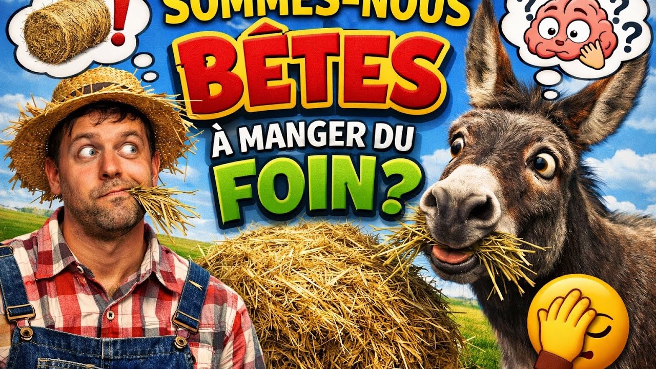 🔥SOMMES-NOUS TOUS DEVENUS BÊTES À MANGER DU FOIN 🐴🤔🤔🤔