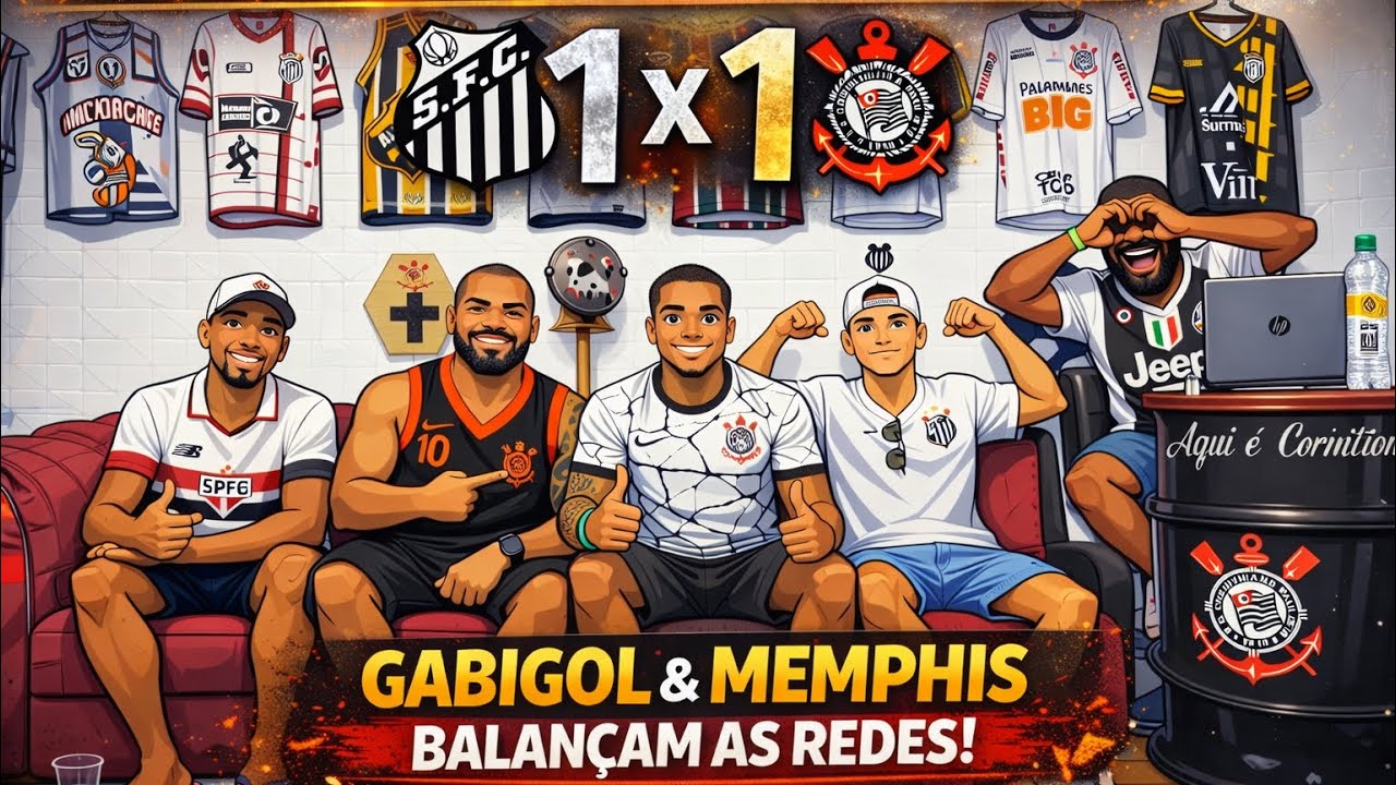 REACT SANTOS X CORINTHIANS  15/03/2026
