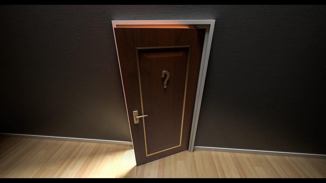 1 hour of silence occasionally broken by knocking on door sound effect