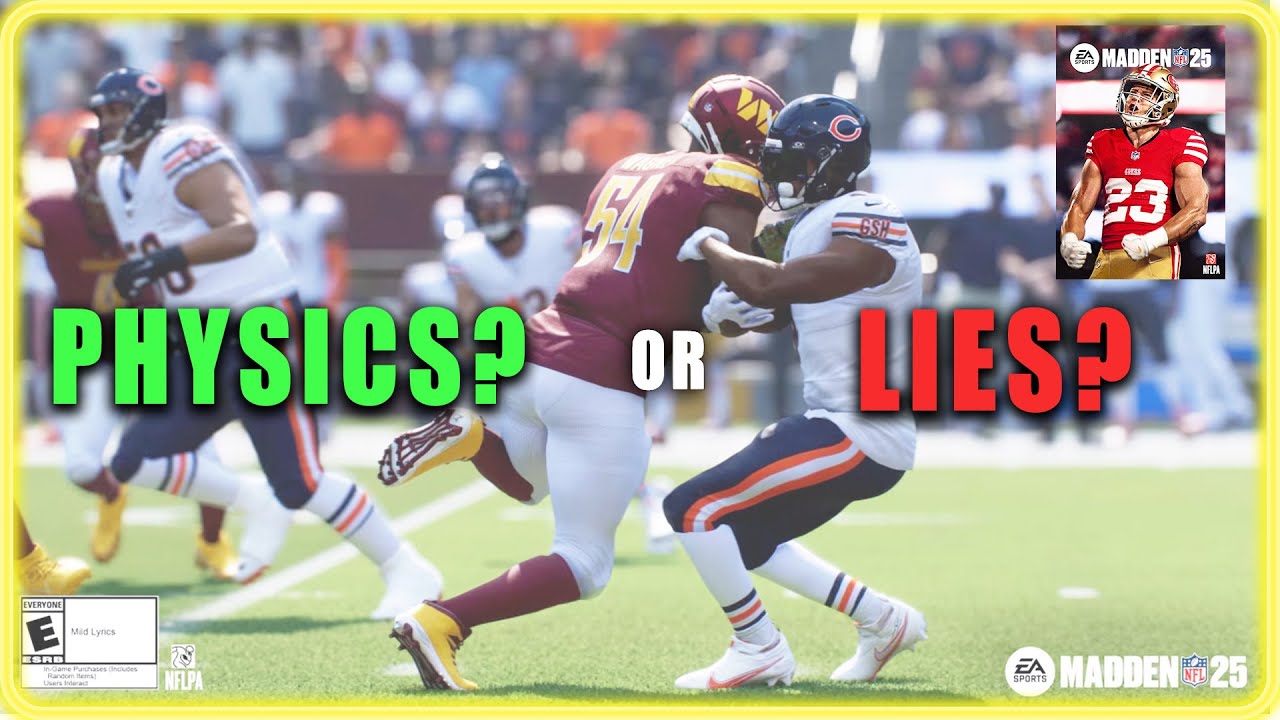 Madden 25 Gameplay Breakdown |  It's not actually physics based?