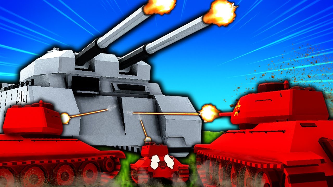 МЕГА СУПЕР КРЕПОСТЬ против ГИГАНТСКОЙ ТАНКОВОЙ АРМИИ?! Total Tank Simulator