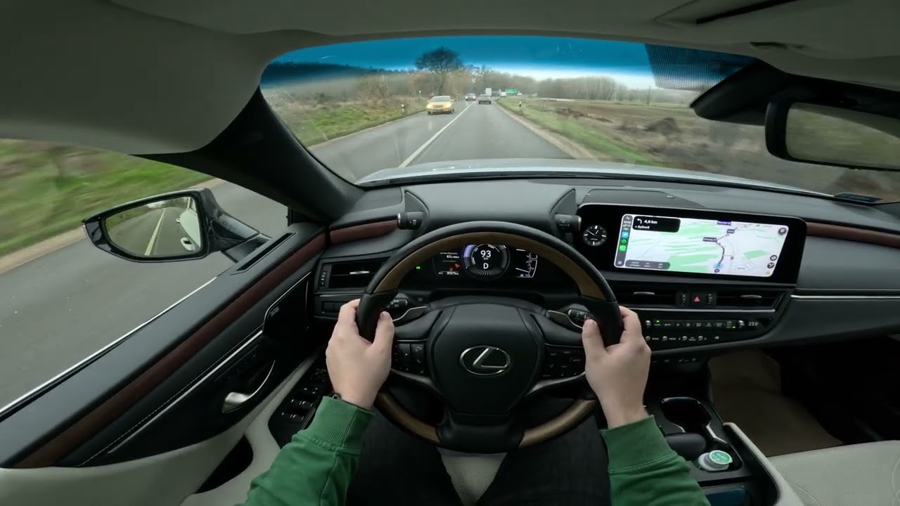 2025 Lexus ES 300h 2.5 Hybrid CVT 160 kW (~215 hp) - Hungarian POV Drive - Magyar POV Videó 4K60FPS