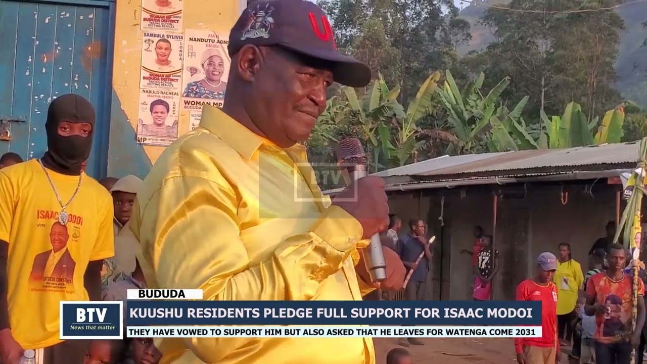 Kuushu  Residents Pledge Full Support for Isaac Modoi