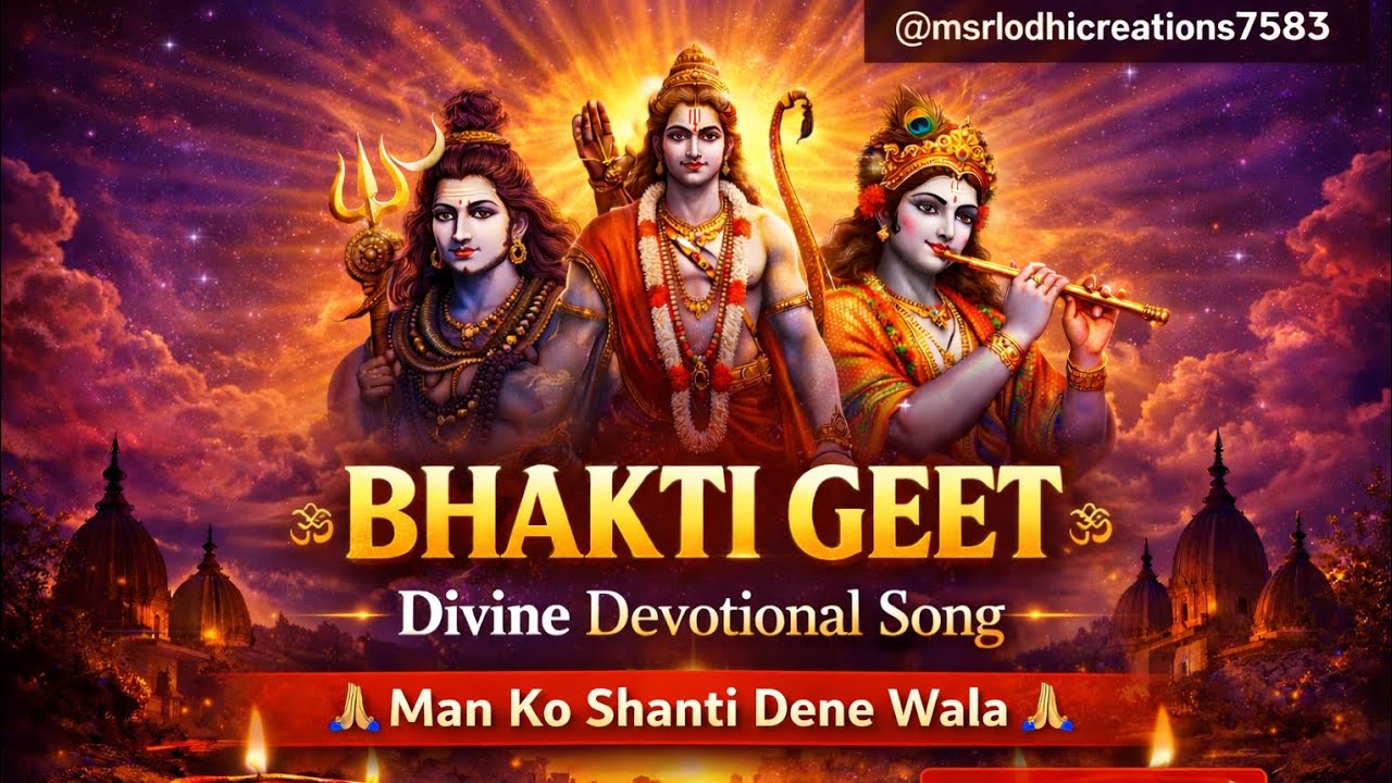 प्रभु नाम अमृत धारा 🙏 दिव्य भक्ति गीत | Peaceful Bhajan | Morning Meditation Song 2026 #bhaktigeet🥀🌿