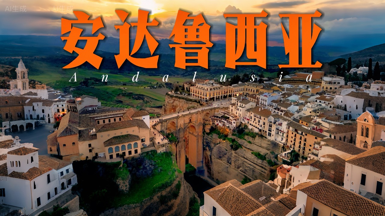 在摩尔人失去的安达鲁西亚，我好像看到了中东的影子｜4K HDR