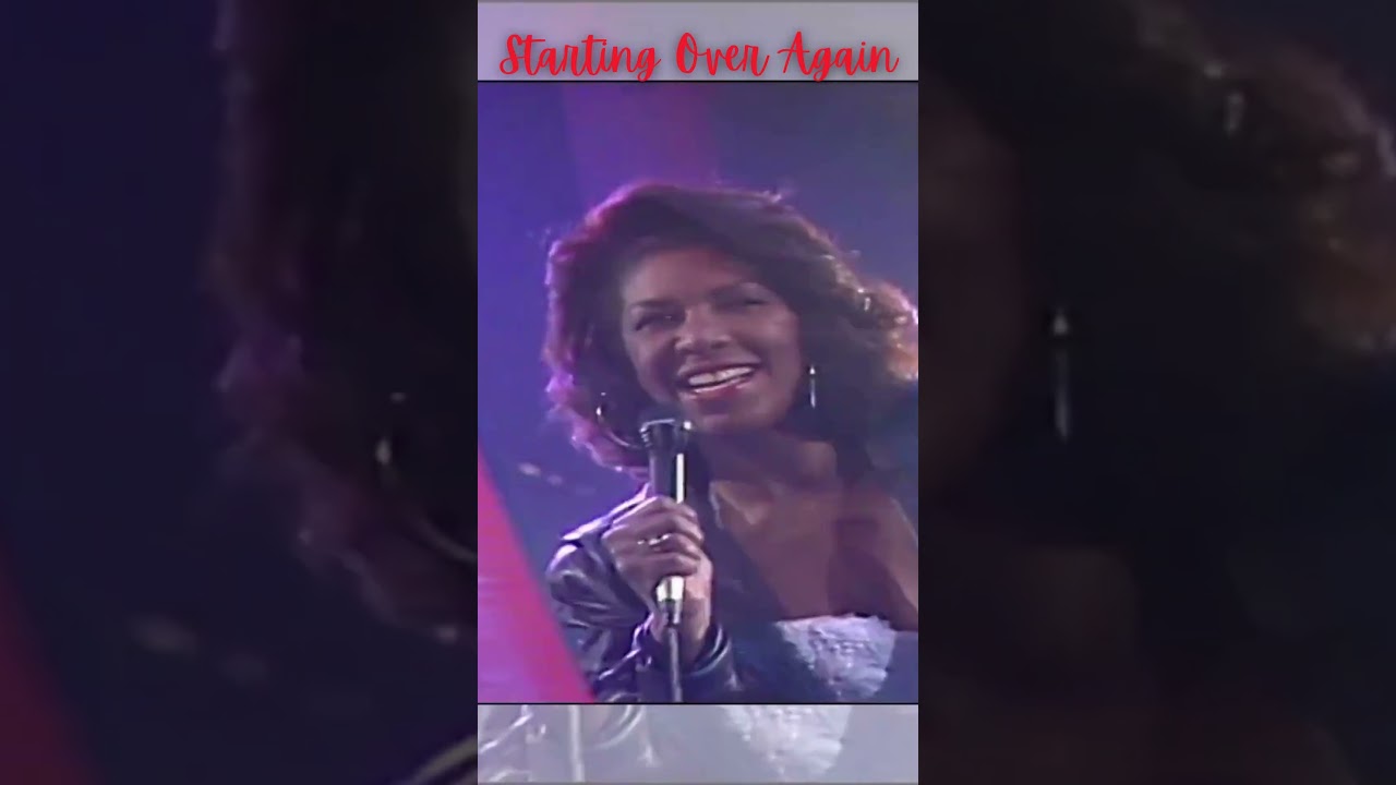 NATALIE COLE Live  - STARTING OVER AGAIN, 1989 #80smusic #nataliecole #startingoveragain #lovesong