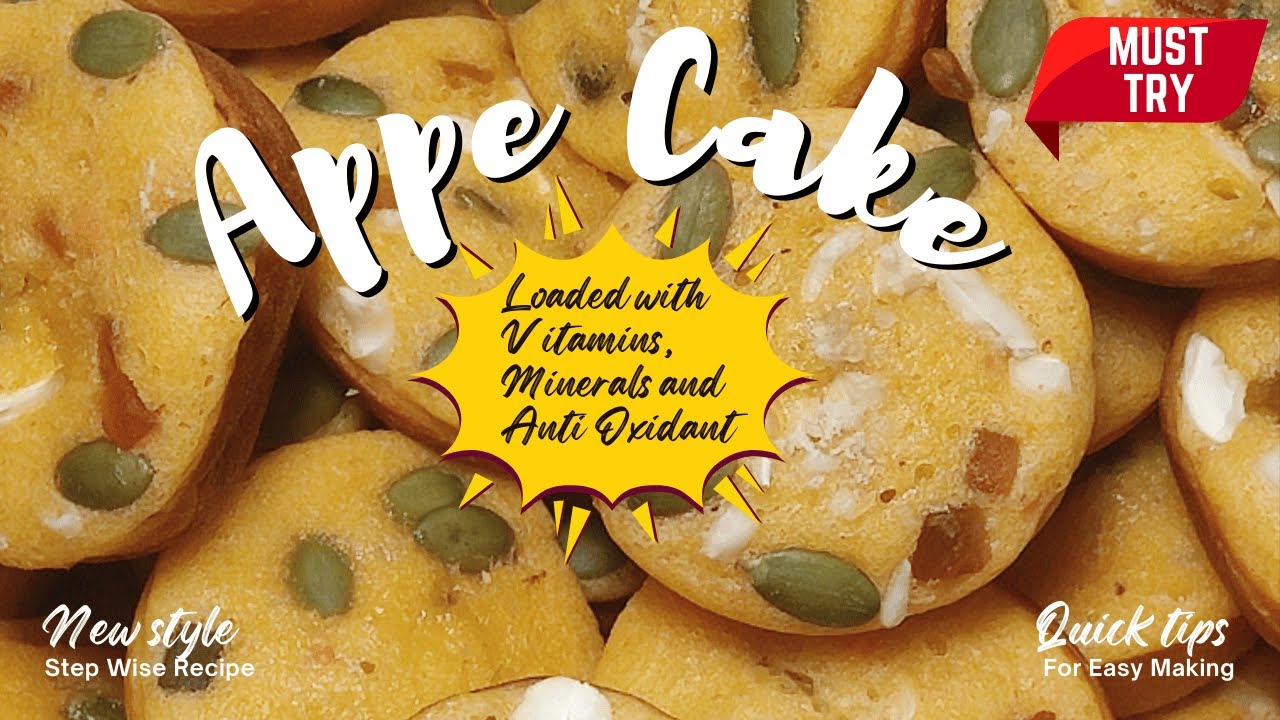 Gajar Appe cake