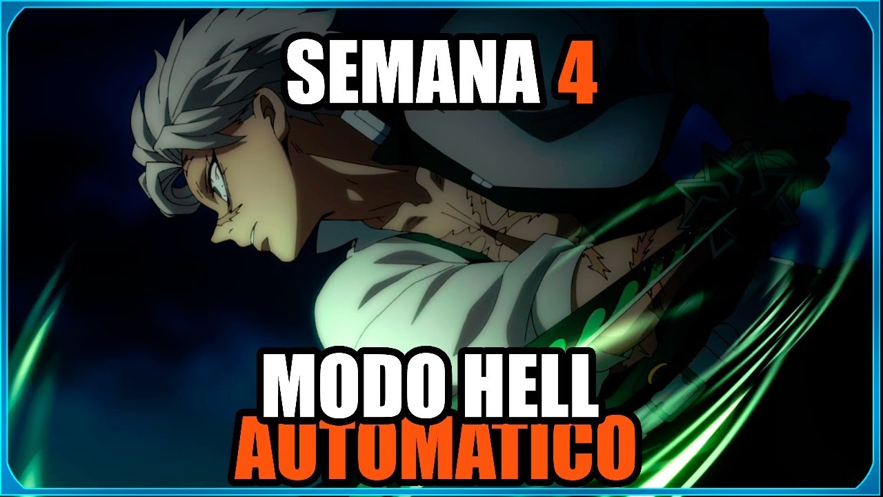 TREINAMENTO HASHIRA (SEMANA 4) - BOSS NO MODO HELL AUTOMÁTICO