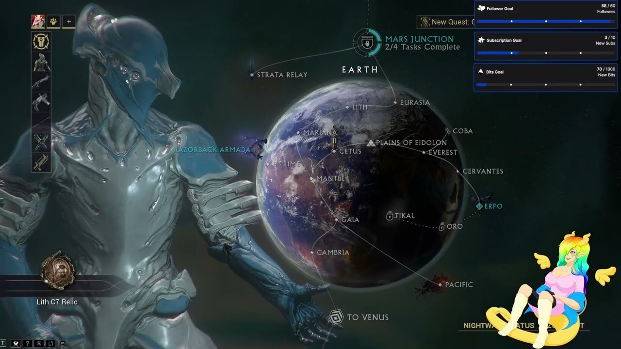 I have a guest while playing Warframe!