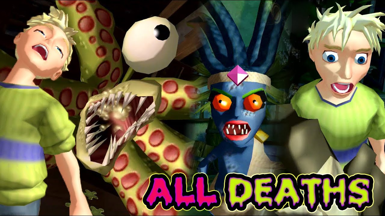 Grabbed by the Ghoulies All Deaths & Game Over (XBOX One)