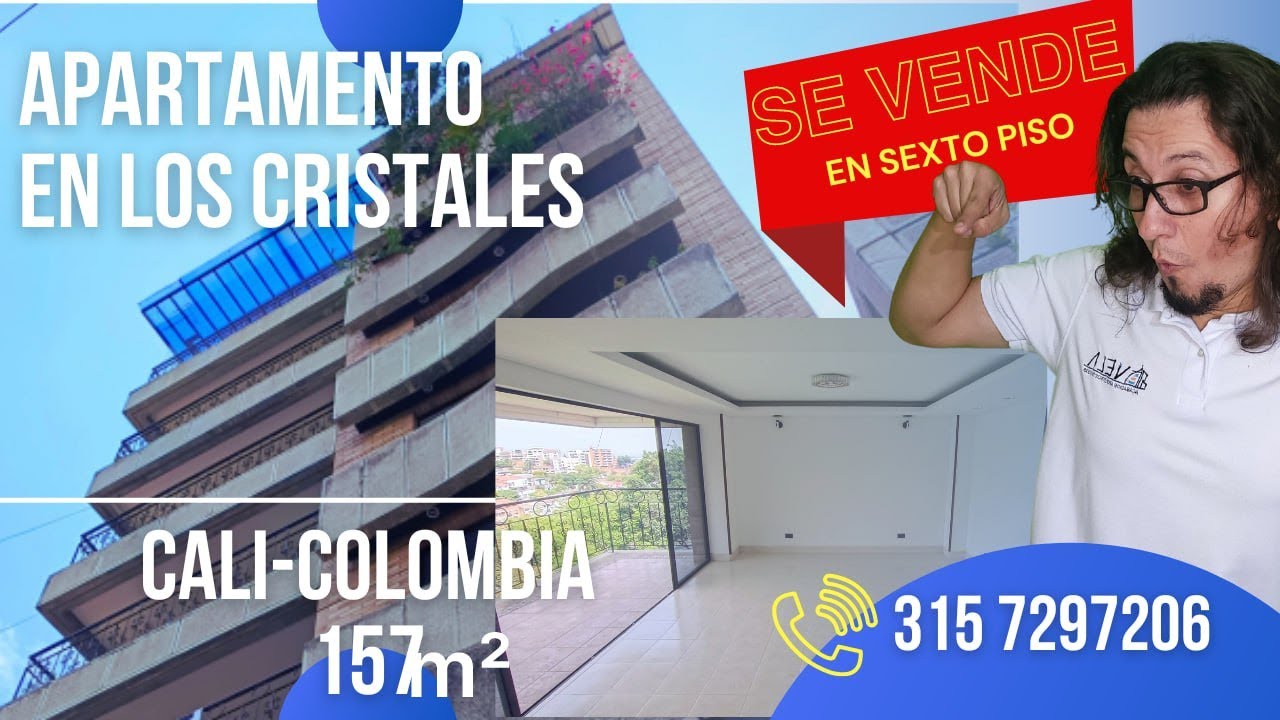 LINDO APARTAMENTO EN LOS CRISTALES - VENTA EN CALI VALLE