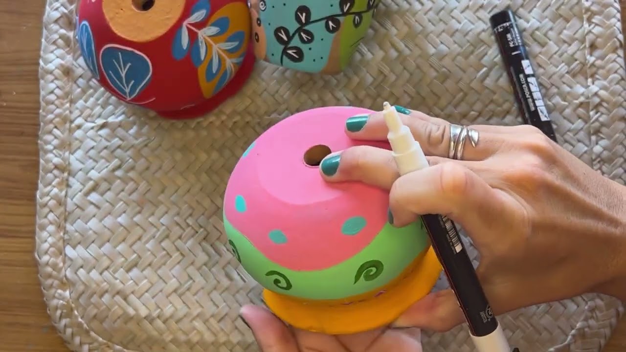 Aula 4 - PINTURA EM VASOS DE CERÂMICA
