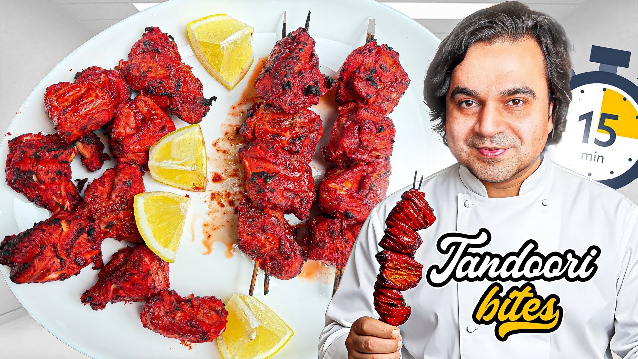 15-Minute High Protein Tandoori Chicken Bites (Air Fryer Recipe)