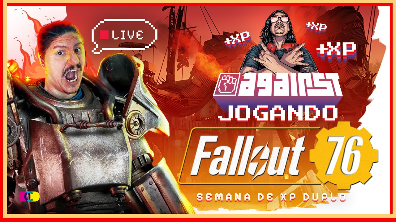 🔴 FALLOUT 76 |  XP DUPLO COMEÇOU! ☢️ LIVE DE QUINTA