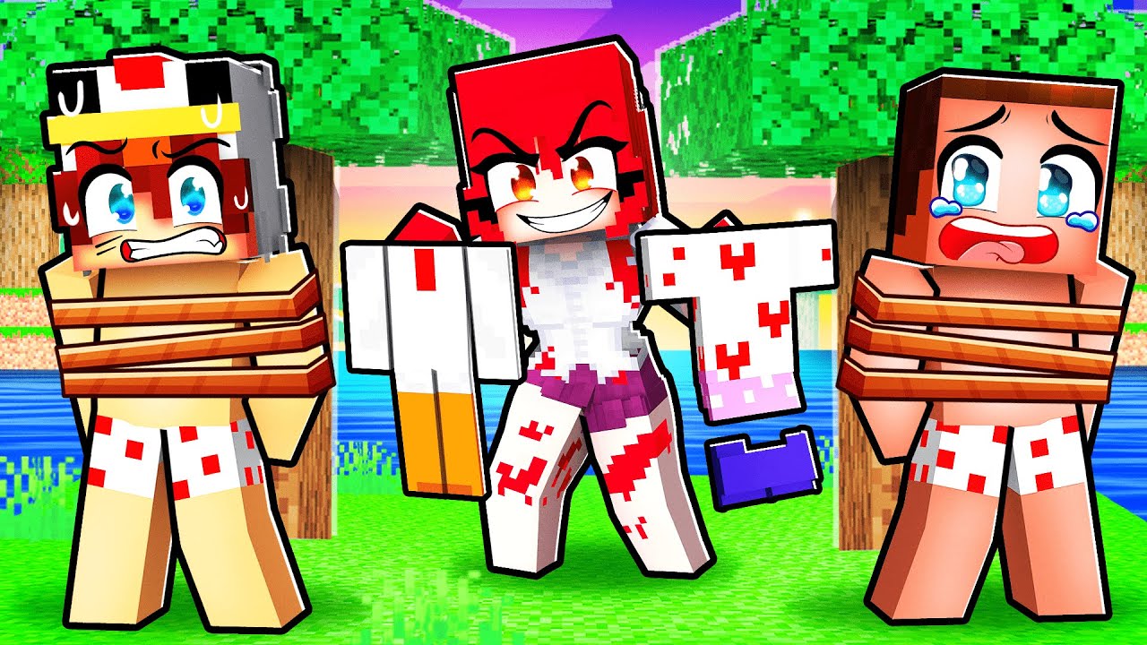 CAPTURÉ par une TUEUSE PSYCHOPATHE sur Minecraft !