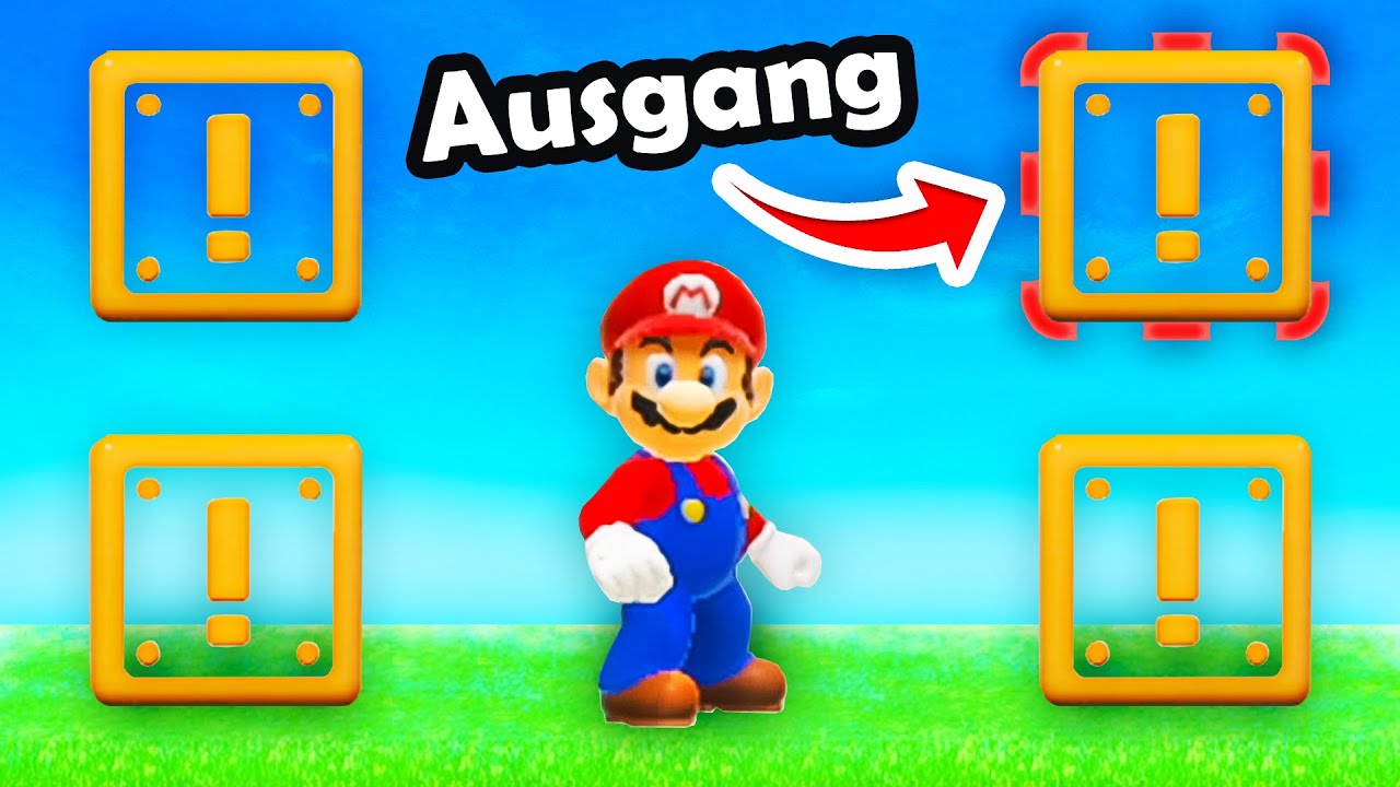 Nur EINE Warp-Box führt zum AUSGANG in diesem 0% LEVEL!