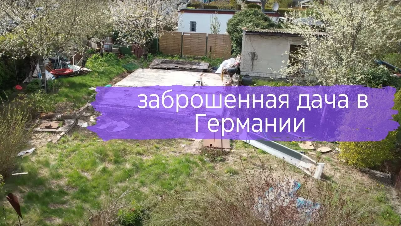 Заброшенный участок | КУПИЛ ДАЧУ В ГЕРМАНИИ #1