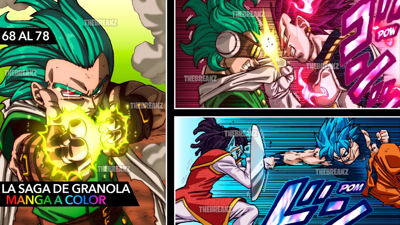 Dragon Ball Super: LA SAGA DE GRANOLA (Manga a Color) | 11 Capítulos RESUMEN EN 1 VIDEO