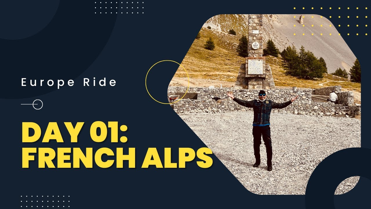 French Alps - Cime de la Bonette, Col de Sars, Col d'Izoard on a BMW F900XR