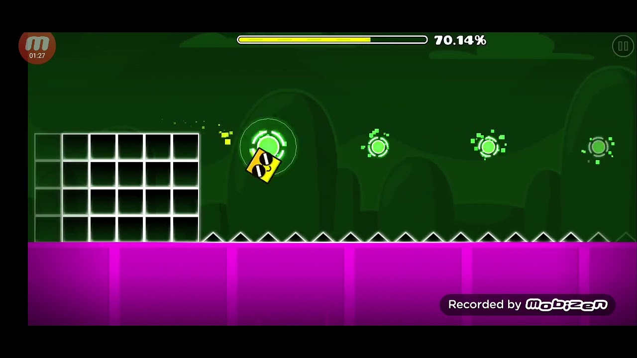 20cent un niveau de geometry dash le mien