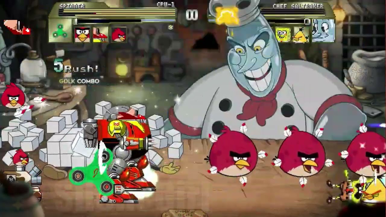 REQUESTED BY @growgradenwithcocacola: Team Fidget Spinner vs Team Chef Saltbaker - Mugen Battle