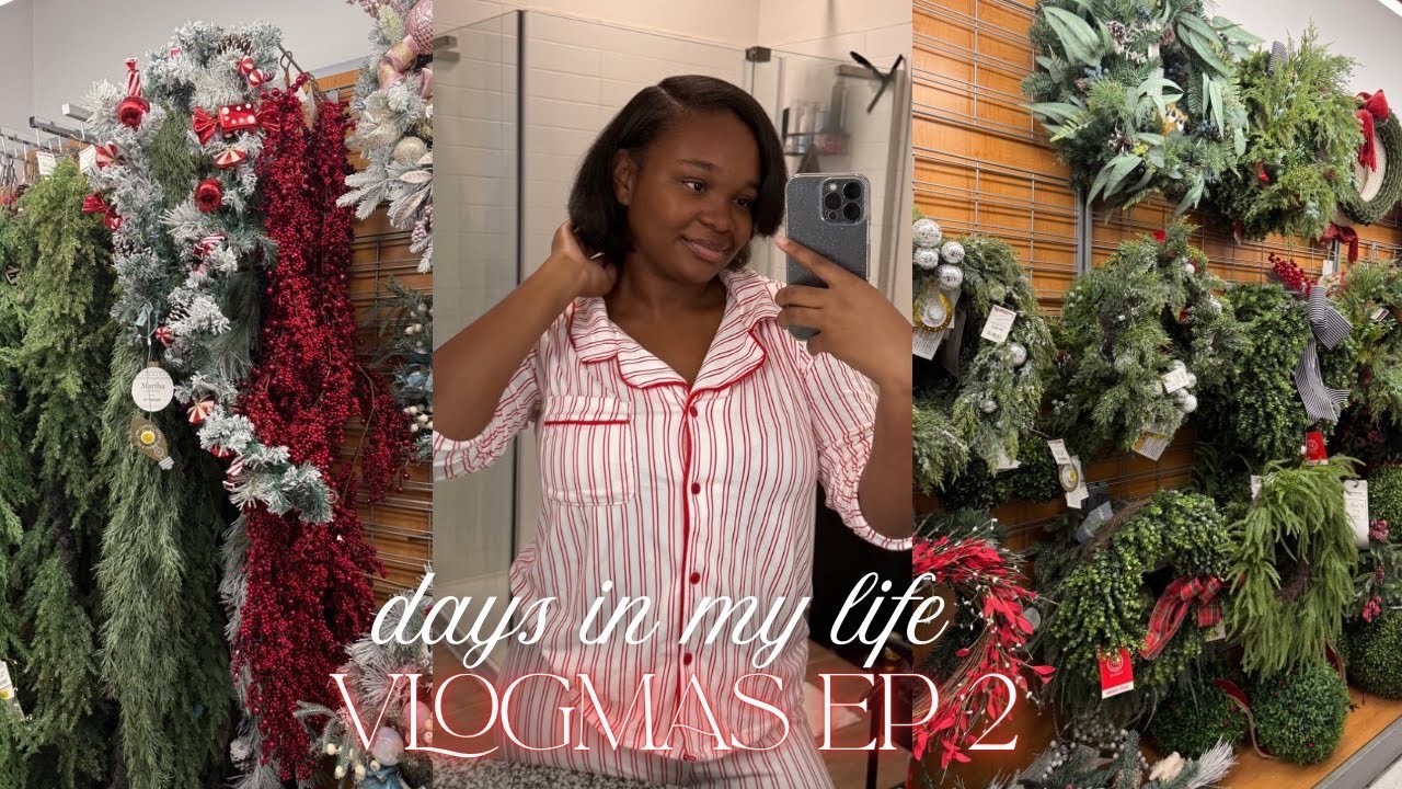 VLOGMAS EP 2! Рождественские покупки декора в Tjmaxx, Ross & Homegoods | MsMickayla