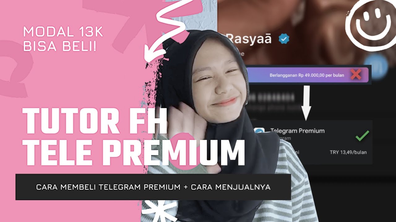 Cara jadi first hand (FH) telegram premium | bisa untung banyak?!?! CEK DESK!!! - Liyana Nindya