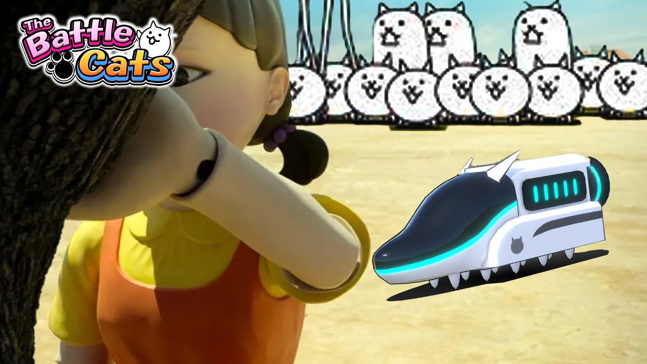 The Battle Cats play Squid Game!!!